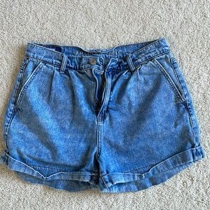 Denim shorts